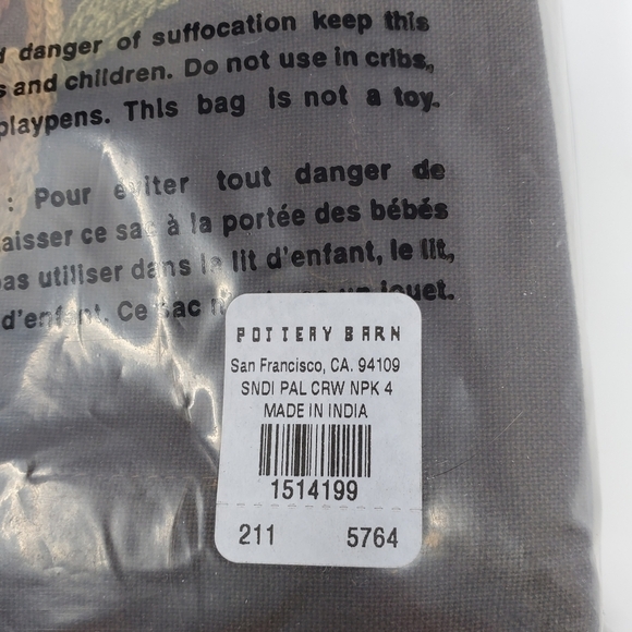 NWT POTTERY BARN SANDI PALAMPORE NAPKINS CREWL WORK FLOWER COCO BROWN SET OF 4 - Picture 7 of 10